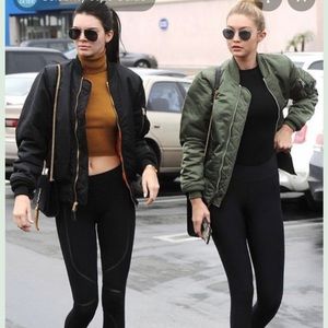 Gap New Nylon Bomb Bomber XS Black Primaloft Satin